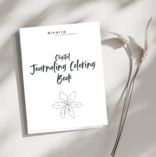 JOURNALING COLORING BOOK - Archivo digital imprimible.